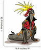 Illustration Hadrosaurus Dinosaur Dressed Wall Decal
