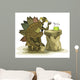 Illustration Stegosaurus Drinking Beverage Wall Decal