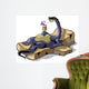 Illustration Brontosaurus Sunbathing Wall Decal