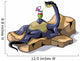 Illustration Brontosaurus Sunbathing Wall Decal