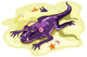 Illustration Anteosaurus Sunbathing with Wall Decal