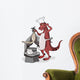 Illustration Tyrannosaurus Rex Chef Wall Decal