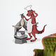 Illustration Tyrannosaurus Rex Chef Wall Decal