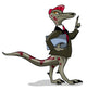 Illustration Iguanodon Clerk Wall Decal