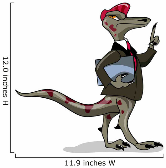 Illustration Iguanodon Clerk Wall Decal