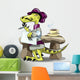 Illustration Raptor Poet Thinking Wall Decal