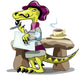 Illustration Raptor Poet Thinking Wall Decal
