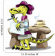 Illustration Raptor Poet Thinking Wall Decal