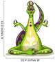 Illustration Iguanodon Dinosaur Doing Wall Decal