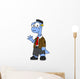 Illustration Brontosaur Dressed up Wall Decal