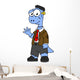 Illustration Brontosaur Dressed up Wall Decal