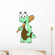 Cartoon Illustration Tyrannosaurus Rex Wall Decal