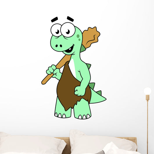 Cartoon Illustration Tyrannosaurus Rex Wall Decal