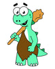 Cartoon Illustration Tyrannosaurus Rex Wall Decal
