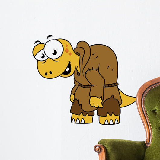 Cartoon Illustration Dinosaur Hunchback Wall Decal
