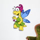 Cartoon Illustration Fairysaur Dinosaur Wall Decal