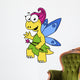 Cartoon Illustration Fairysaur Dinosaur Wall Decal