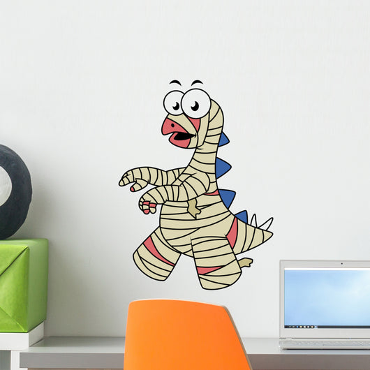 Illustration Stegosaurus Dressed up Wall Decal