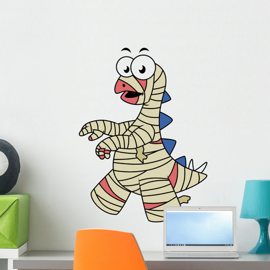 Illustration Stegosaurus Dressed up Wall Decal