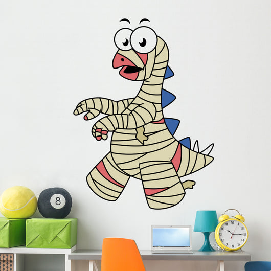 Illustration Stegosaurus Dressed up Wall Decal