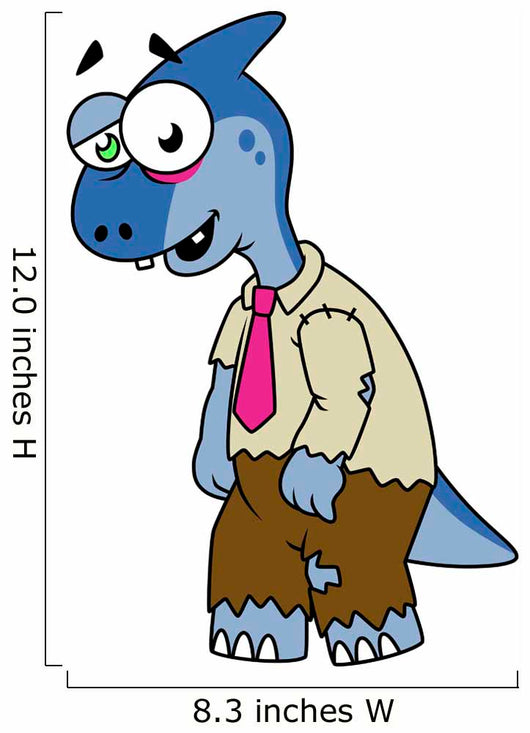 Illustration Parasaurolophus Dressed up Wall Decal