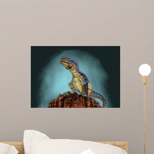 Majungasaurus Theropod Dinosaur from Wall Decal