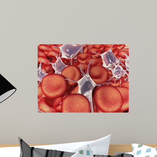 Conceptual Image Red Blood Wall Decal Design 1