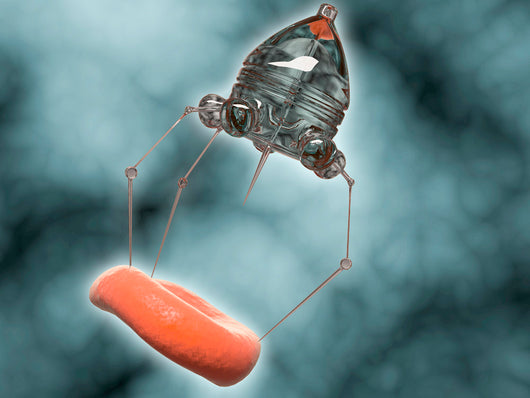 Conceptual Image Nanobot Injecting Wall Decal