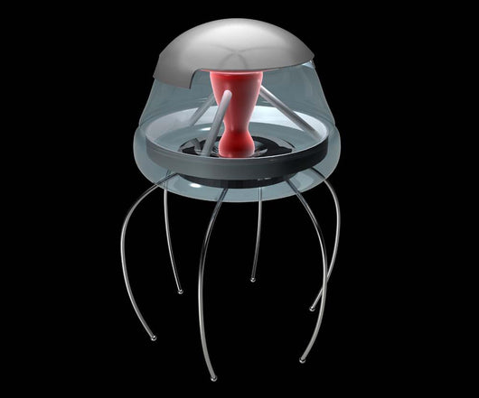 Nanobot Illustration Black Wall Decal Design 5