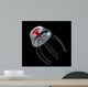 Nanobot Illustration Black Wall Decal Design 4