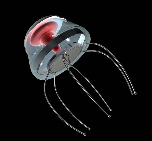 Nanobot Illustration Black Wall Decal Design 4