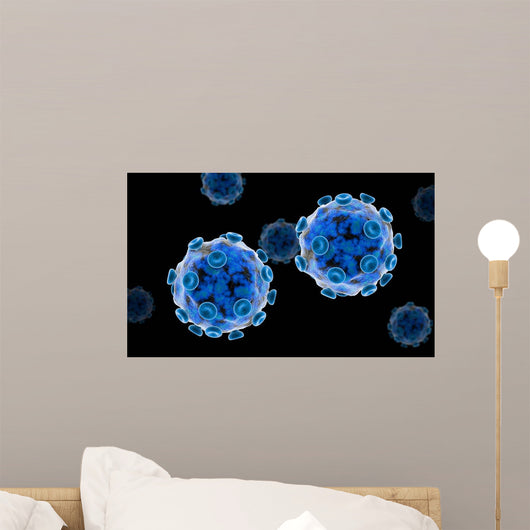 Conceptual Image Zika Virus Wall Decal Design 3