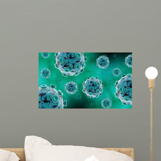 Conceptual Image Zika Virus Wall Decal Design 1