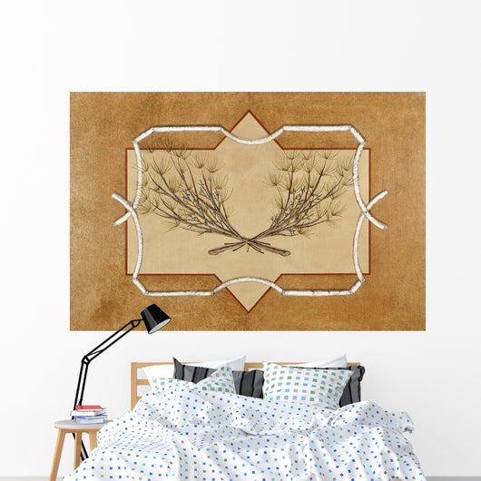 Birch Border Wall Decal