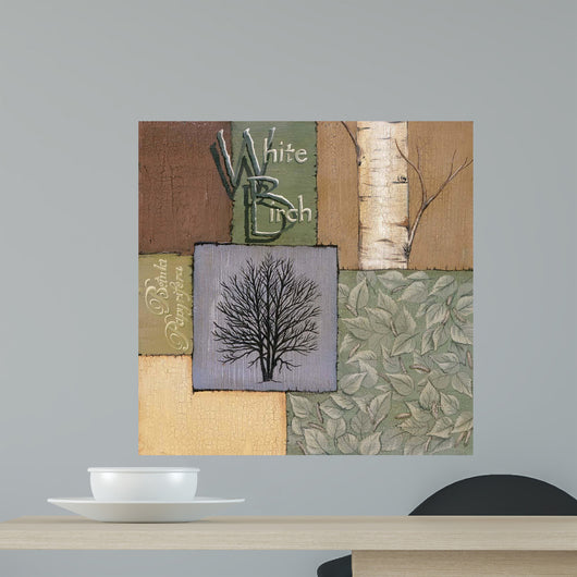 White Birch Wall Decal