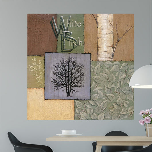 White Birch Wall Decal