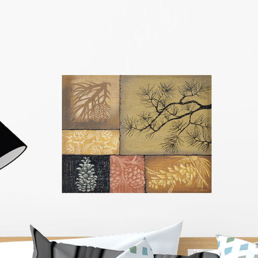 Pine Cones Wall Mural
