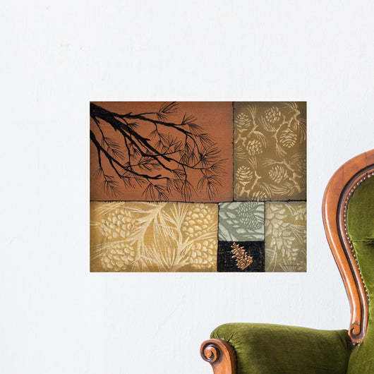 Pine Cones Wall Mural