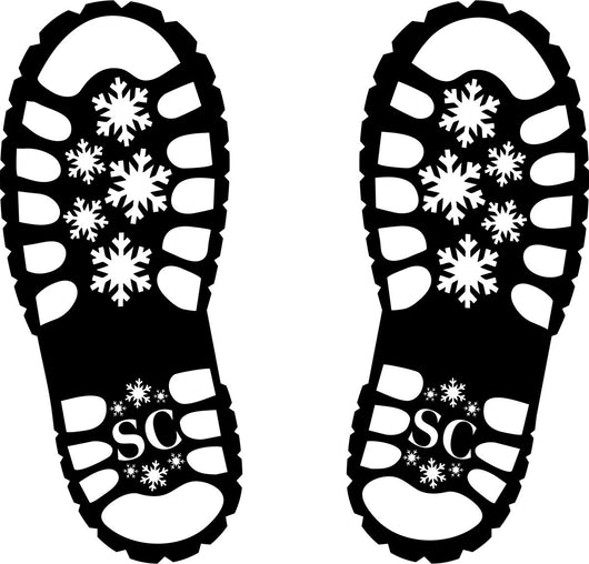 Santa Footprint Floor Decal | 12