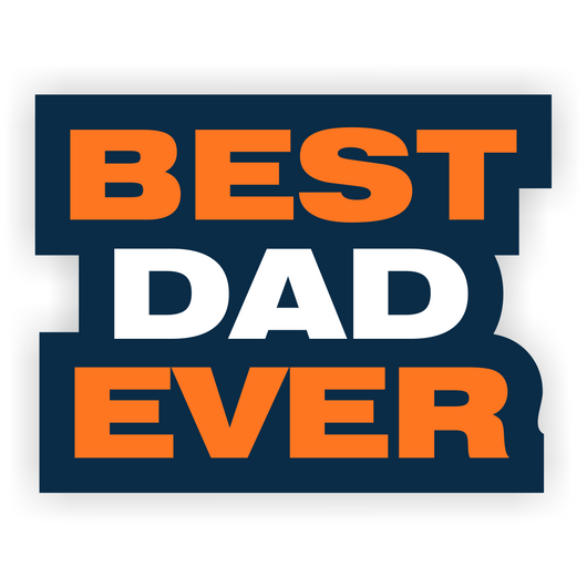 Best Dad Ever Fathers Day Sticker