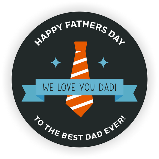 We Love You Dad Sticker