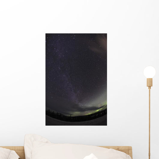Milky Way and Aurora Wall Decal