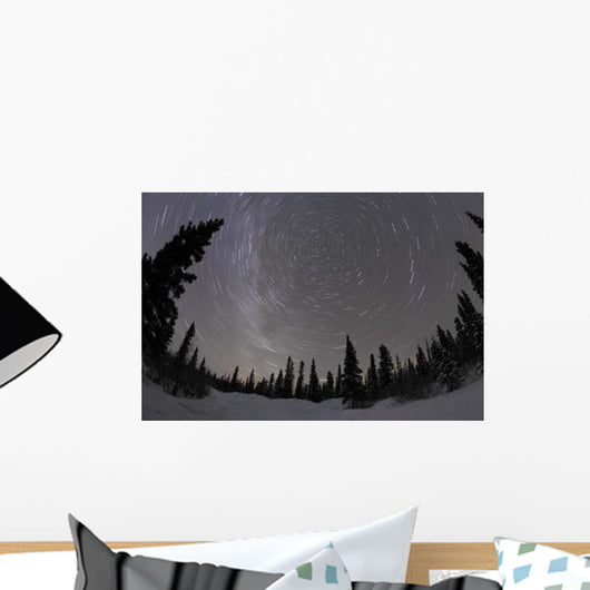 Star Trails and Milky Wall Decal Design 2