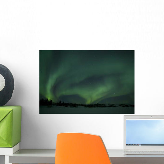 Active Aurora over Vee Wall Decal