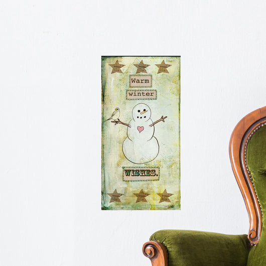 Warm Winter Wishes Wall Decal
