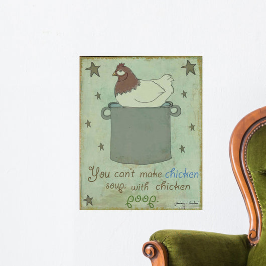 Chicken Soup Wall Decal