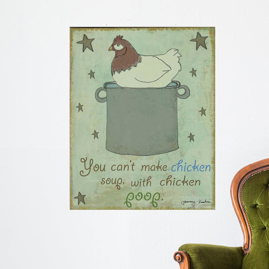Chicken Soup Wall Decal