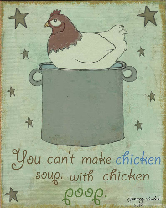 Chicken Soup Wall Decal