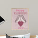 Valentine's Day Owls Wall Decal