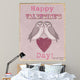 Valentine's Day Owls Wall Decal